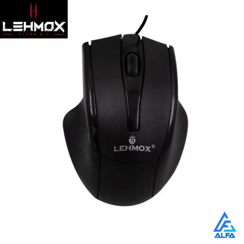 Mouse Office Ergonômico Usb Confortável ,Óptico Com Fio 1600 Dpi Usb lehmox Ley-207