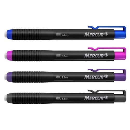 Caneta Borracha Cores 6.6 mm - Mercur