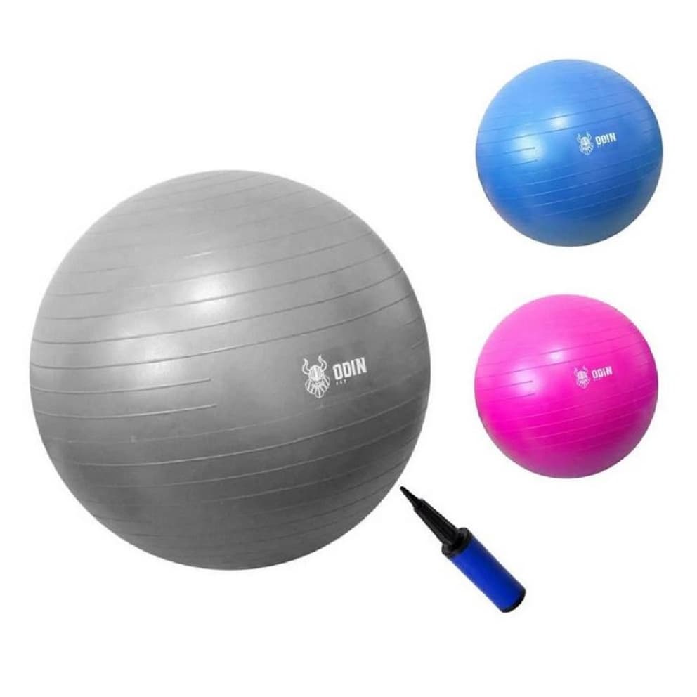 Bola de Ginástica Suíça Yoga Pilates 75cm Bola de Pilates Inflável Anti Estouro Odin Fit