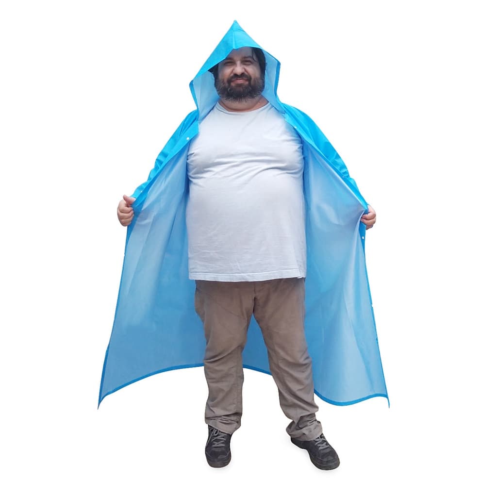 Capa De Chuva PVC Forrada Tamanho Especial Grande Plus Size