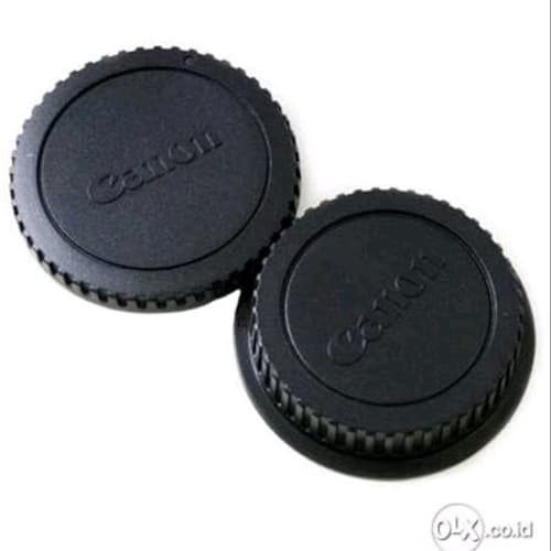 Tampa Para Corpo Canon E Traseira Da Lente