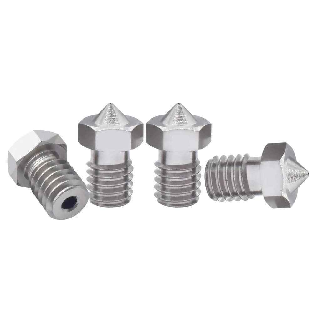 Bico Extrusora Hotend V5 / V6 1,75mm - Nozzle 0.6 mm - Inox