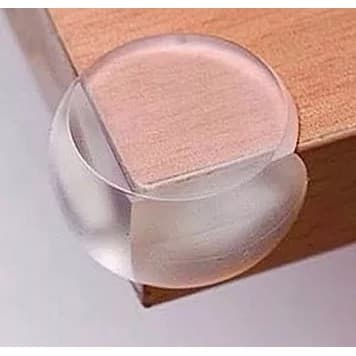 Kit 04 Unidades Protetor Quina Canto Para Segurança Dos Bebes