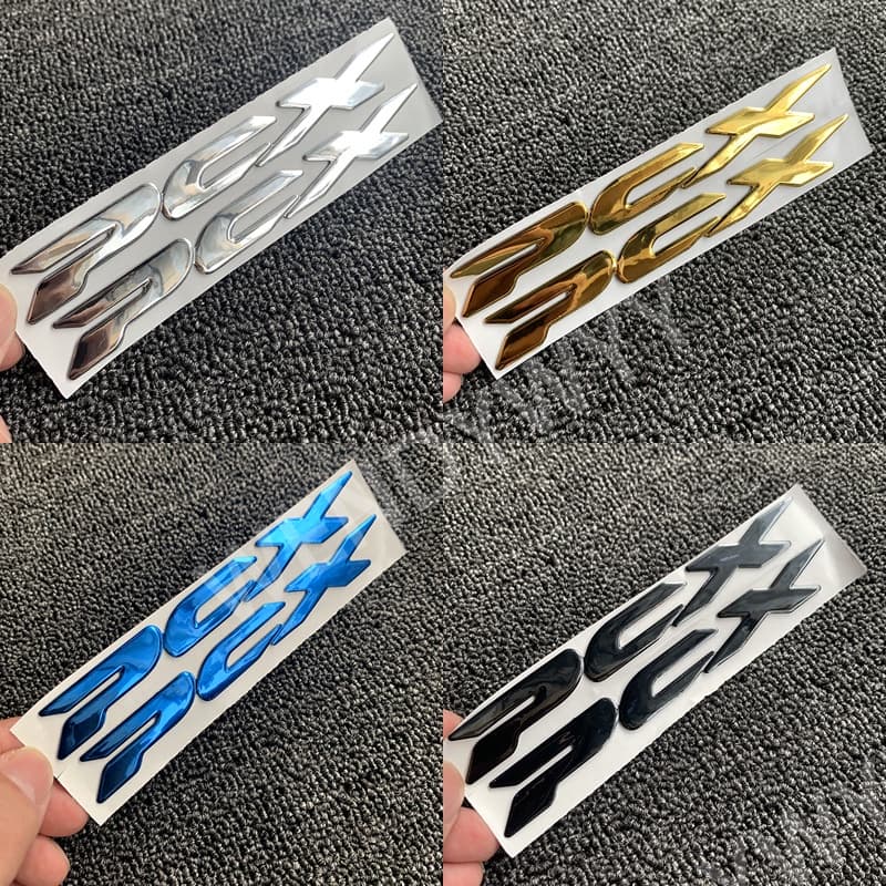 2 Pçs 3D PCX Carta Emblema Decalque Tanque Roda Adesivo Para Honda PCX125 PCX150 125 150 Decoração Da Motocicleta