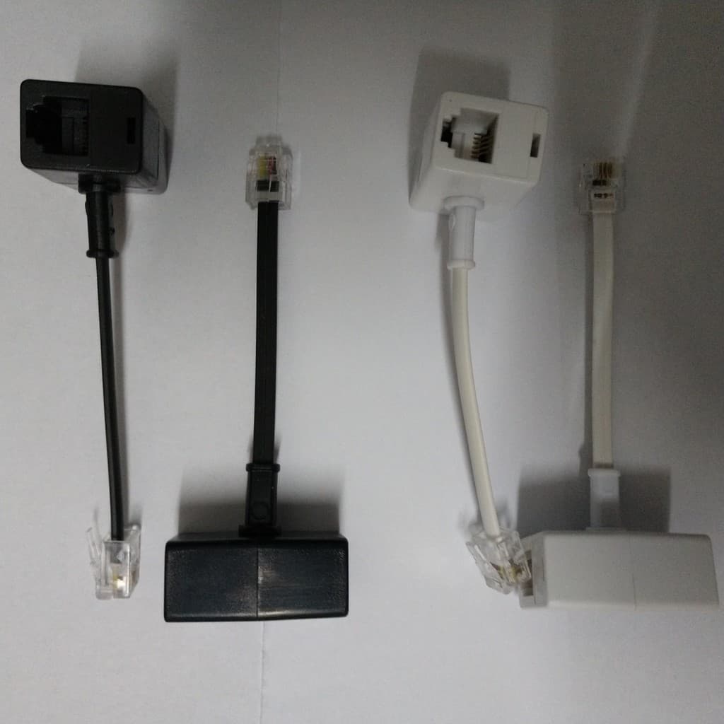 EMENDA  T- Telefone Rj-11 Emenda Divisor C/rabicho KIT C/ 10 UNIDADES