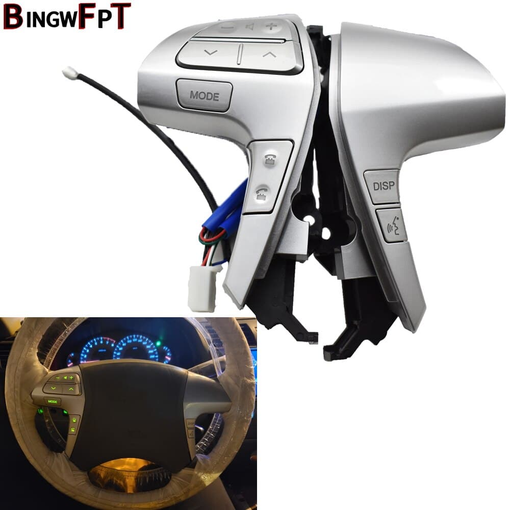 Interruptor De Botão De Controle De Áudio Do Volante Para TOYOTA HILUX/VIGO/COROLLA/CAMRY/HIGHLANDER/INNOVA 84250-06180