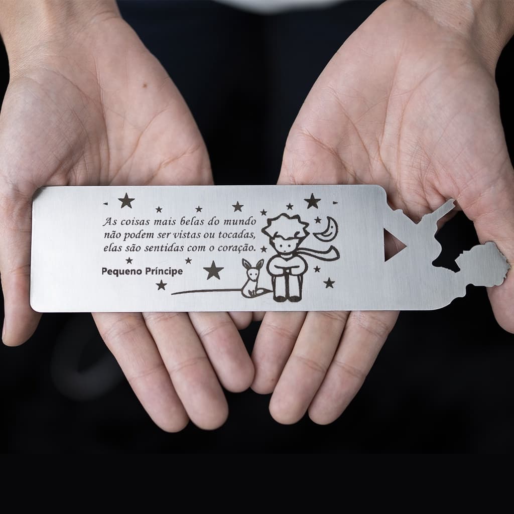 Marca-Página Menino/Pequeno Príncipe - Leve a Mensagem Mais Bela do Mundo para Seus Livros.
