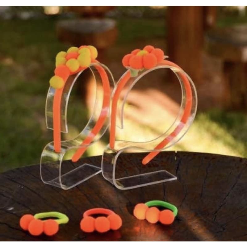 1 Expositor Individual de Arco Arquinho Tiara - Acrílico Cristal