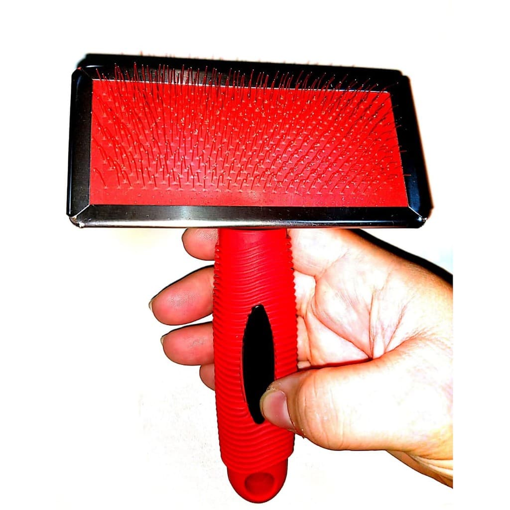 Escova Rasqueadeira Profissional Pet Remove Nós, Pelos Mortos e Reduz Queda Cães e Gatos