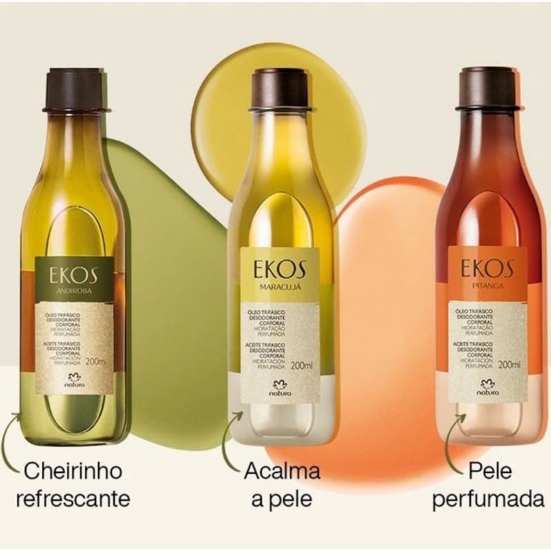 Óleo trifásico corporal Ekos 200ml
