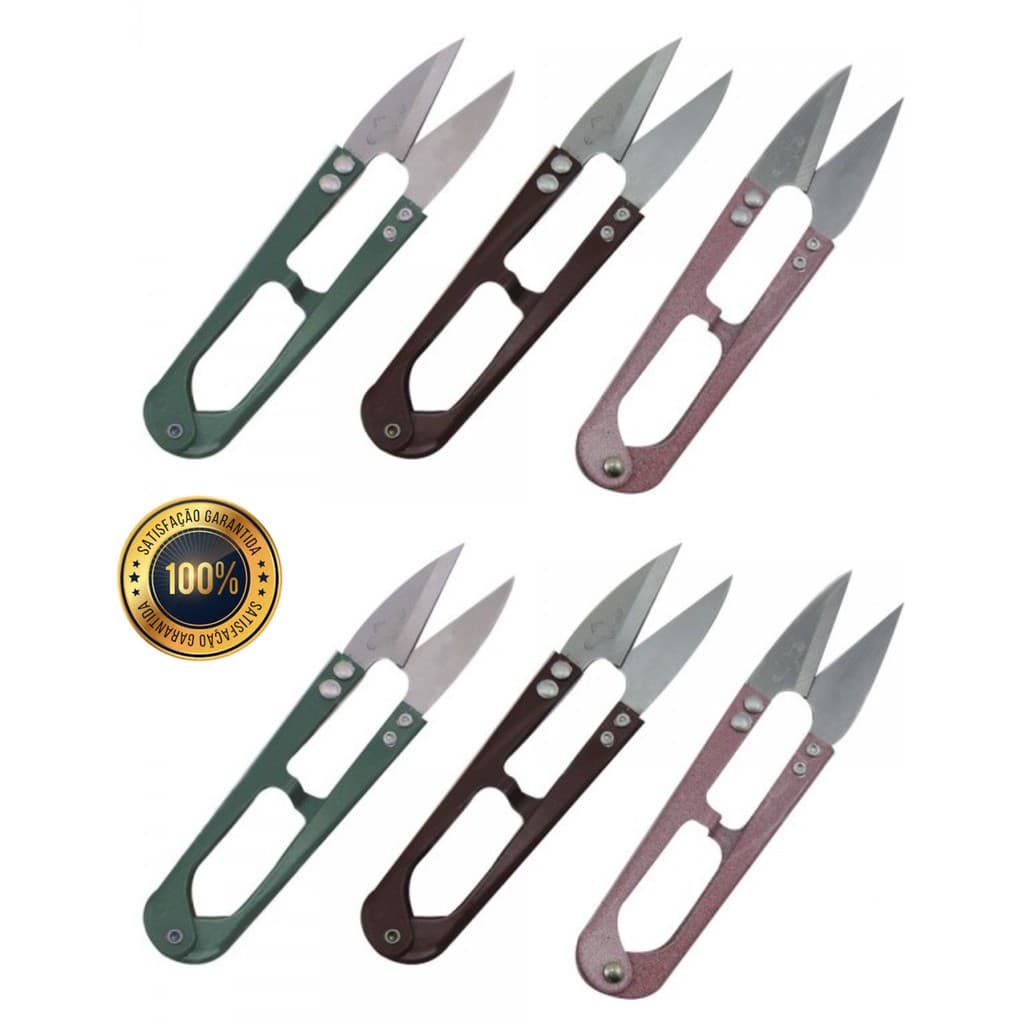 06 Tesouras Pic De Arremate Costura Patchwork Acabamentos