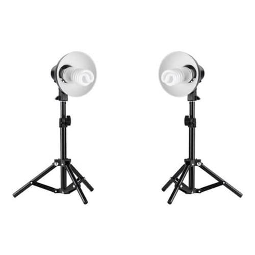 Kit Tripé Iluminador Pkl 45  Mini Estudio 110 Ou 220v Pkl45