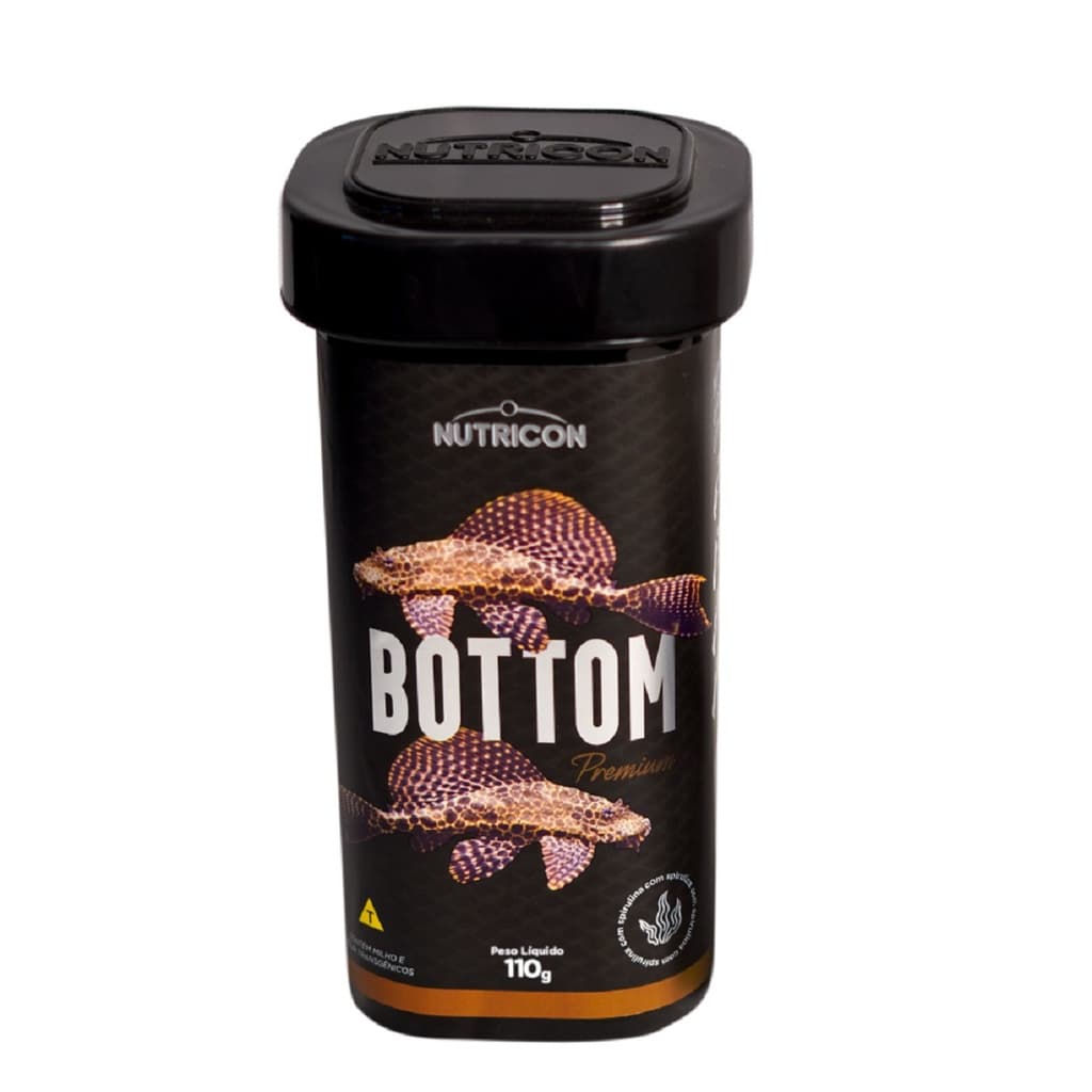 Ração Bottom Fish 110g Aquário Com Peixes De Fundo