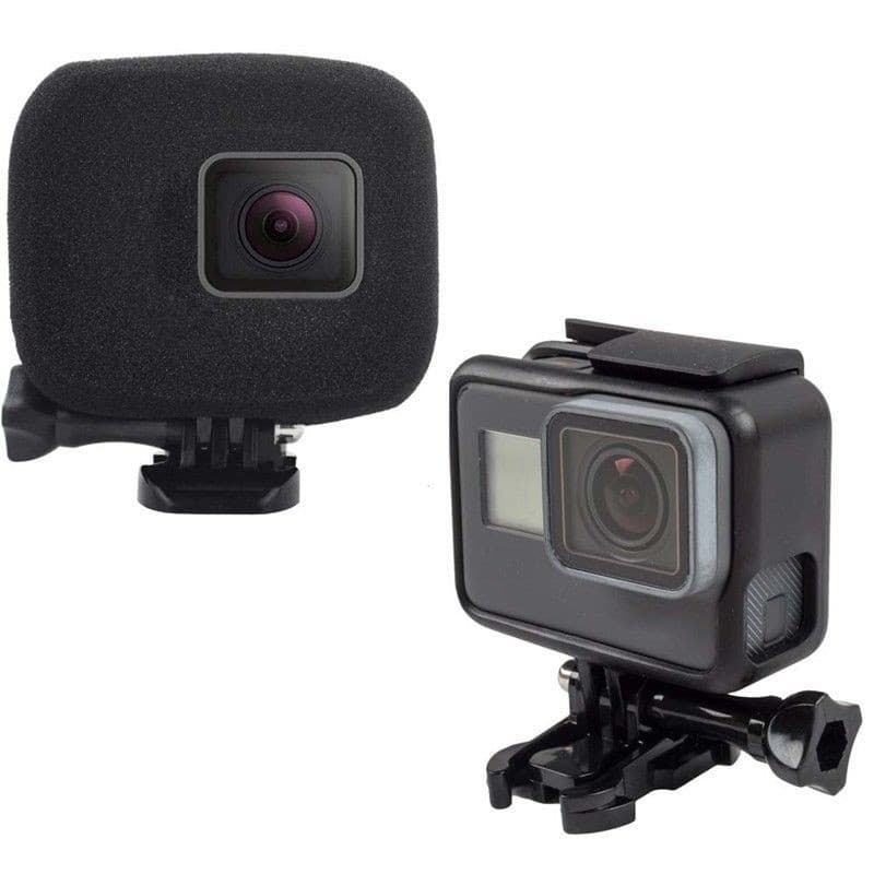 Espuma De Esponja À Prova De Vento Vento Redução De Ruídos Para Gopro Hero 7 6 5