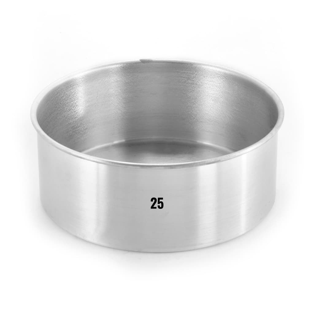 Forma Assadeira Bolo REDONDA ALTA  25 X 10 cm  Alumínio - E63
