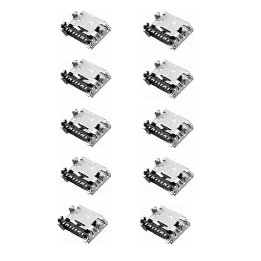 10x Conector de Carga Samsung J1  Lote Atacado unidade Peça -  kit assistencia tecnica manuntenção de celular eletrônica