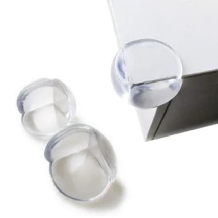 Protetor De Silicone Para Quina De Mesa  - Redondo