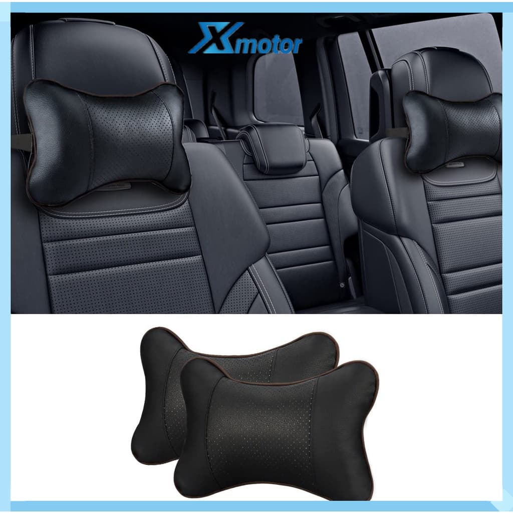 Almofada Para Encosto De Cabeça Automática Em Pescoço PU Respirável Viagens/Assento De Carro