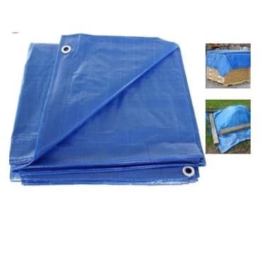 Lona Azul 6mts=3x2 Impermeável Telhados Camping + Ilhos