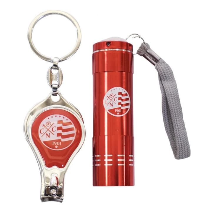 Jogo De Lanterna Com Chaveiro Cortador De Unha - Sport, Náutico e Botafogo