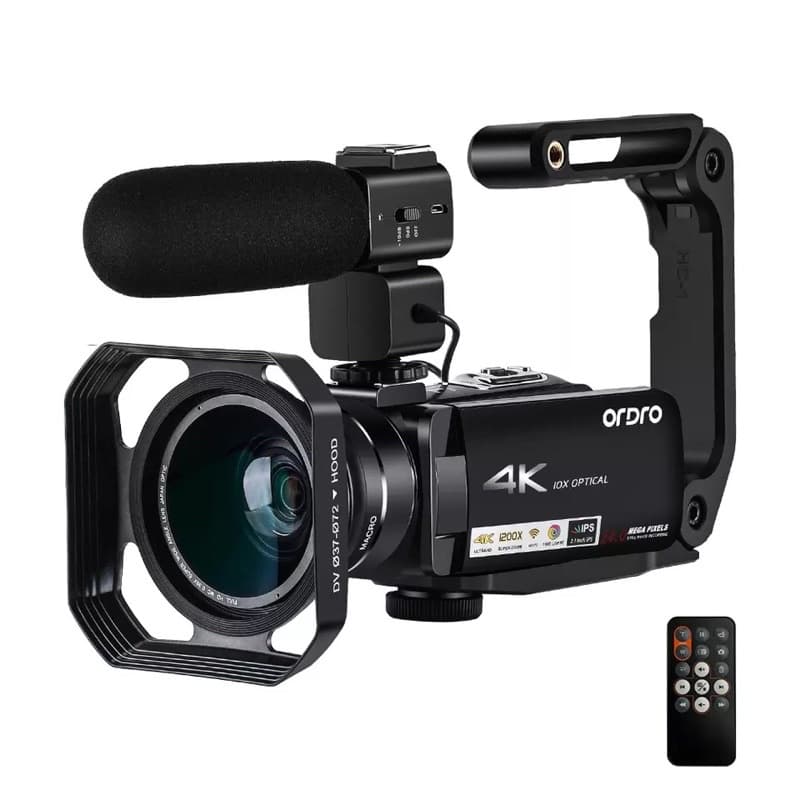 Filmadora Ordro Ac7 4K Completa