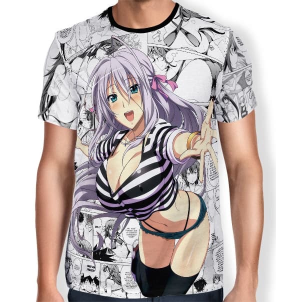 Camisa FULL Print Mangá Rossweisse - High School DxD