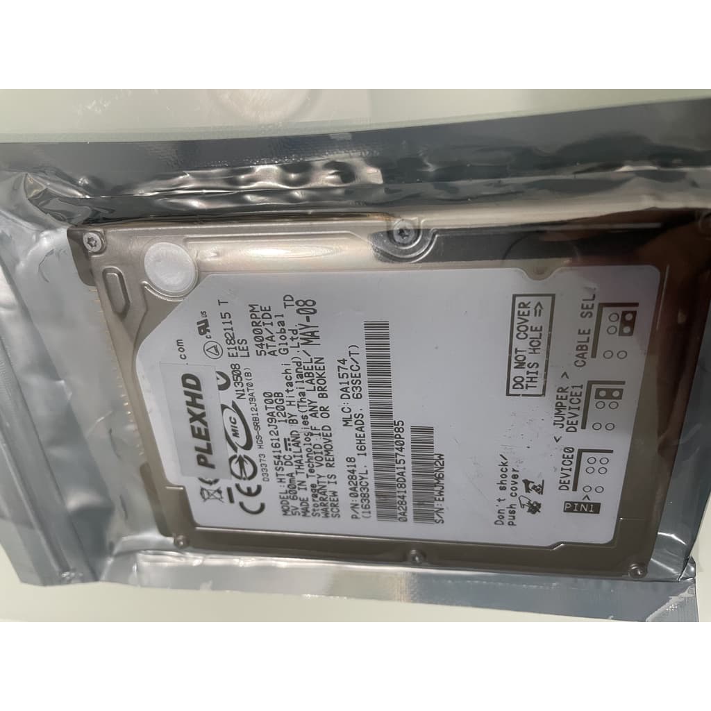 HD Notebook IDE 120GB Hitachi - 100% funcionando