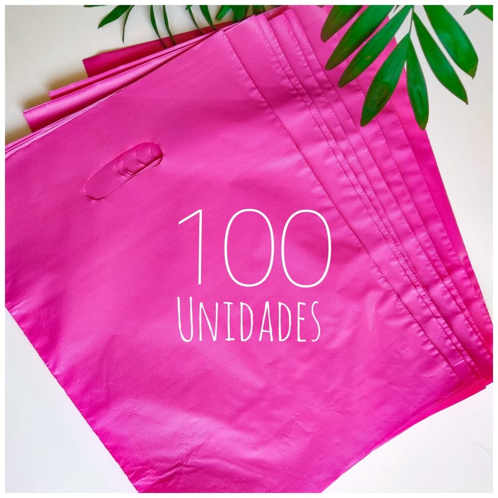 100 Sacolas Plástica Premium Boca de Palhaço 20x30