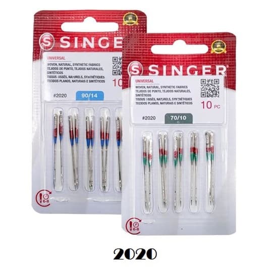Agulha Singer 2020  p/ Máquina Costura Doméstica  * c/ 10 un