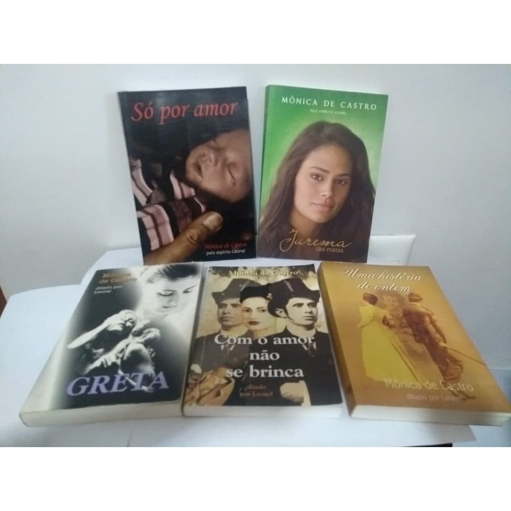 Livros de Mônica de Castro - Romance espírita por apenas 15,00 a 20,00