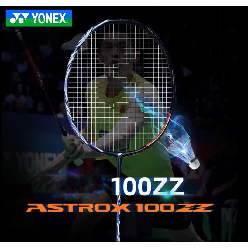 Yonex ASTROX-100ZZ 4U Full Carbon Single Badminton Racket com cerca de cordas de 25 libras Adequadas para o tipo ofensivo de nível profissional
