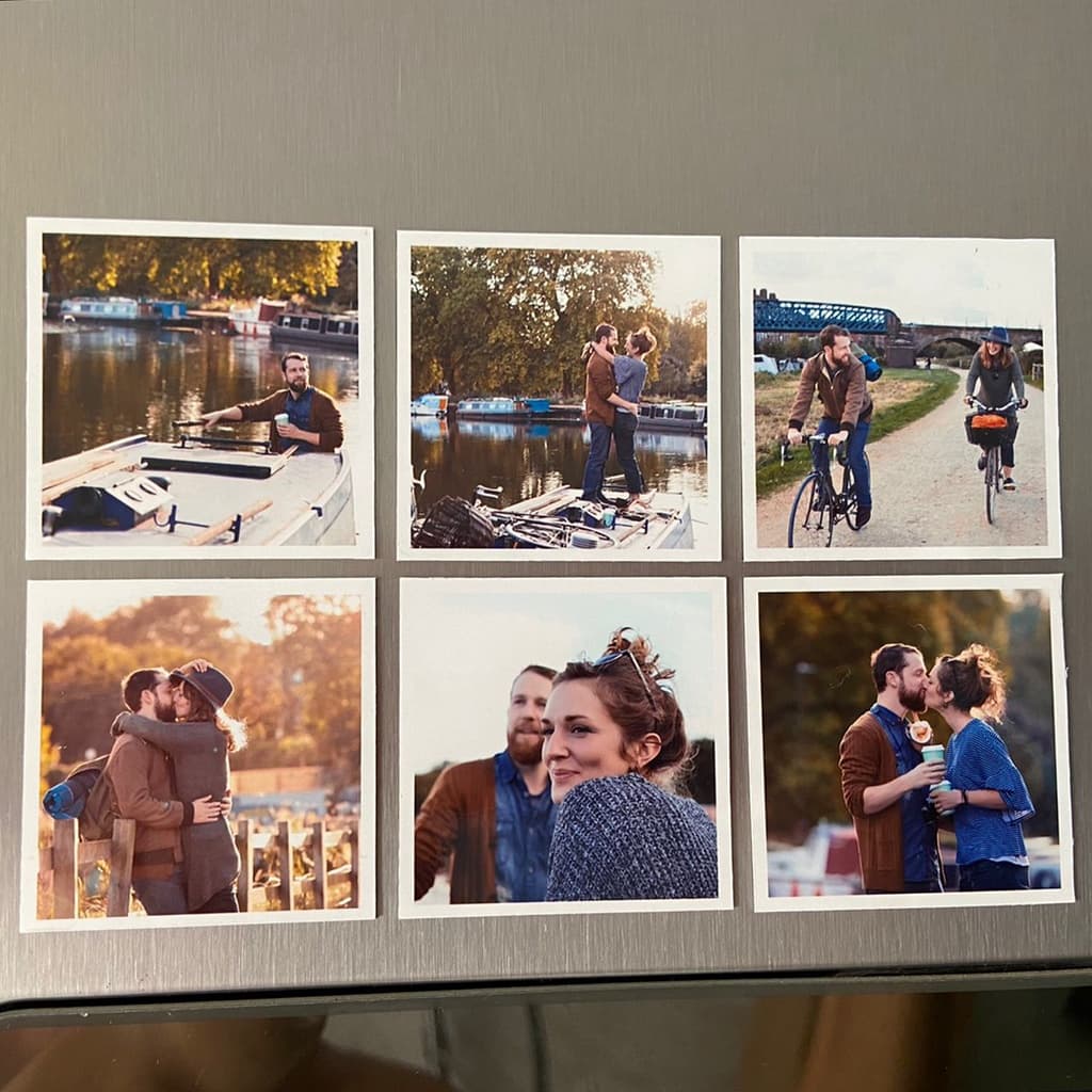 Foto Ímã de geladeira 10x10 cm | Papel Fotográfico Profissional Premium