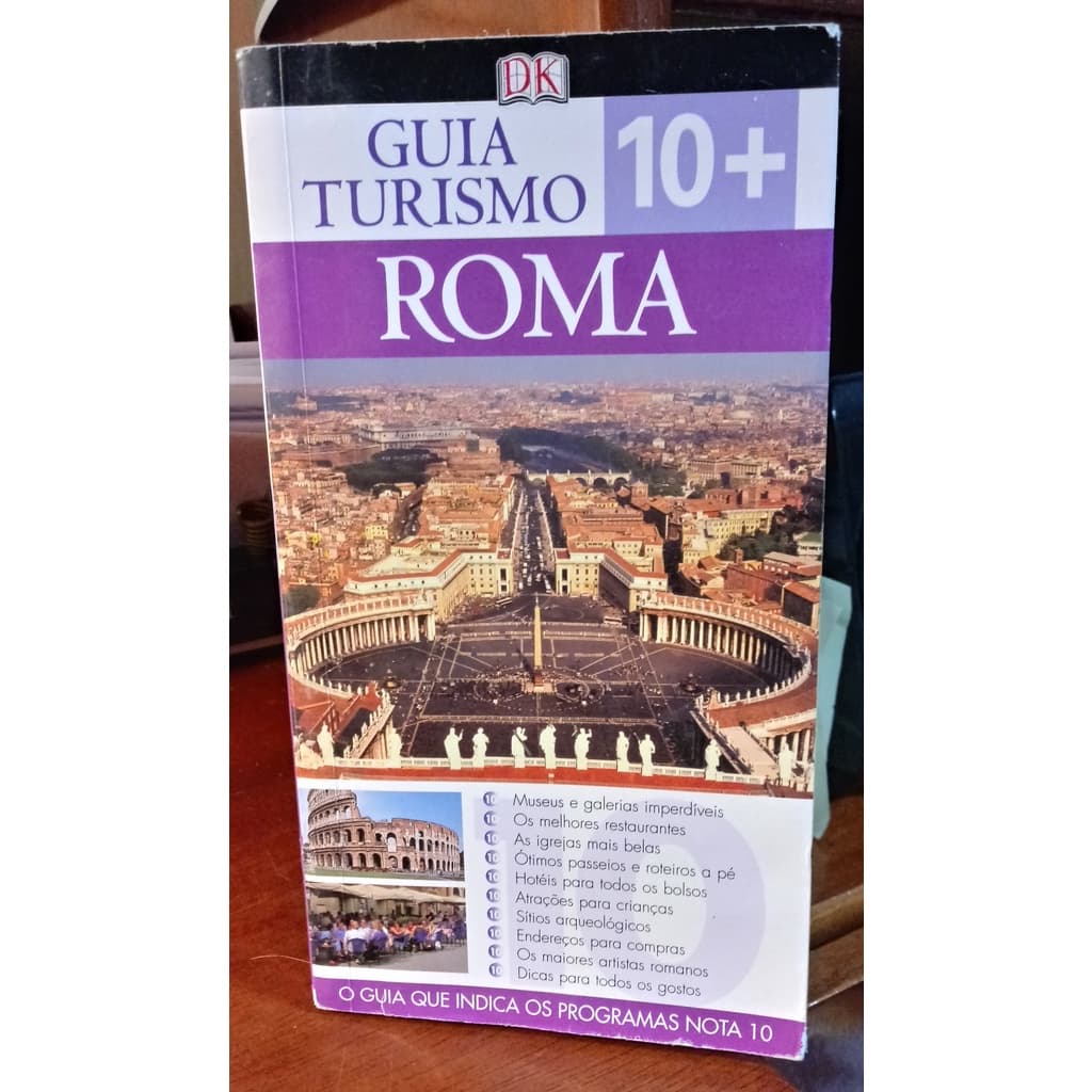 Livro Guia Turismo 10+ Roma; Reid Bramblett e Jeffrey Kennedy