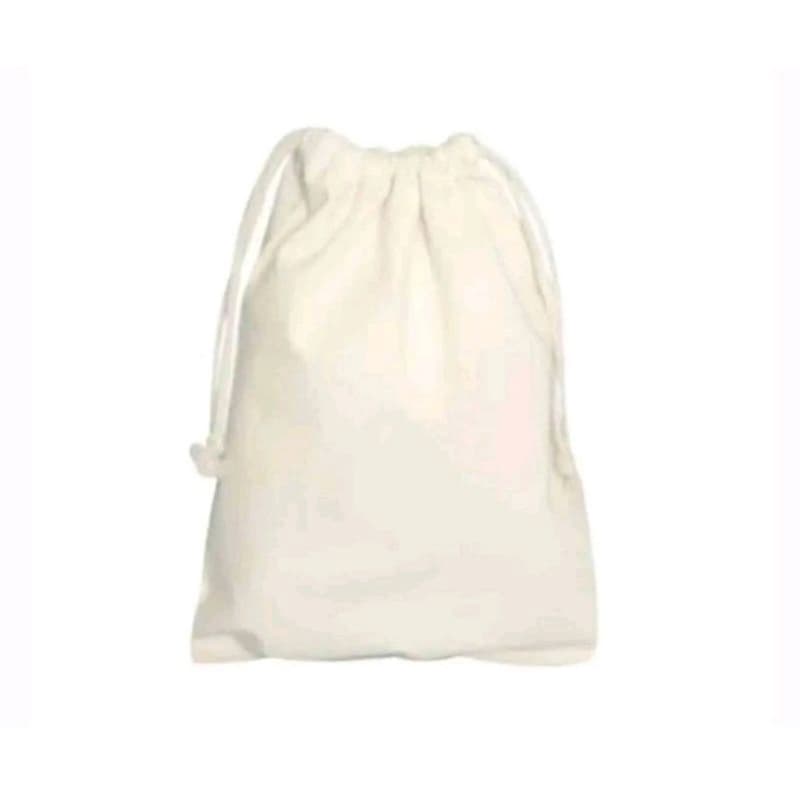 05 Saquinho algodao cru reutilizável saco de tecido 15x20 ecológico