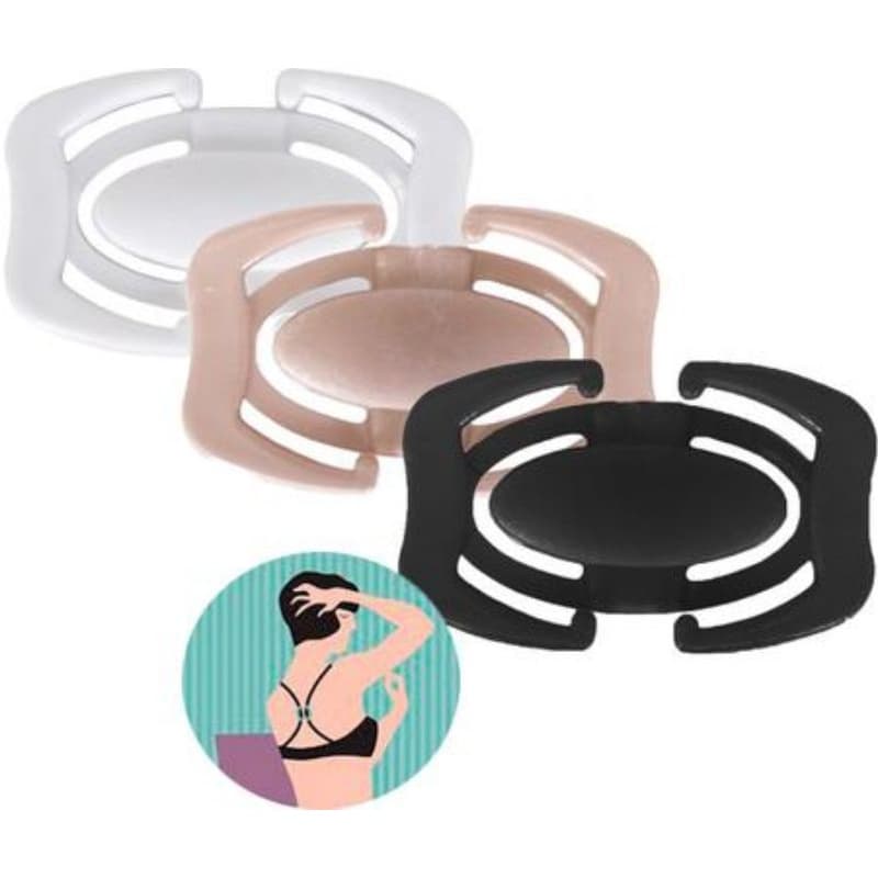 Clips de Sutiã Esconde Alças e Realça Seios Unificador Clipe Unificador de Alças