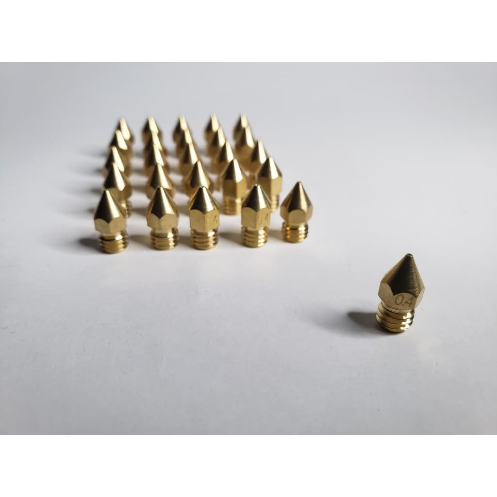 Bico 1.75 Nozzle MK8 - Ender3 - PRO - V2 - [0.2 /0.3 / 0.4 / 0.5 / 0.6 / 0.8 / 1.0]