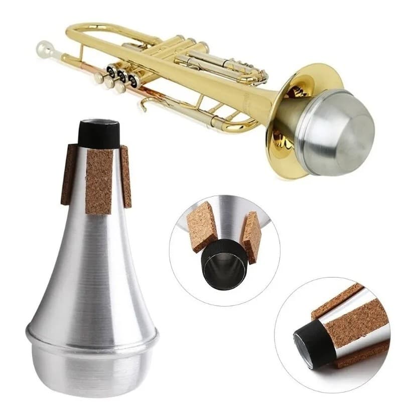 Surdina , Abafador Para Trompete , Piston ,alumínio