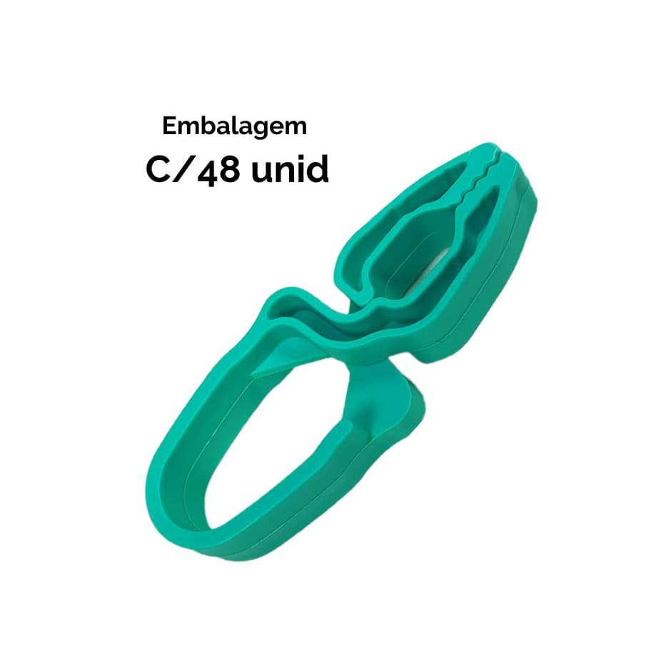 Kit C/ 48 Unidades. Prendedor pregador  de Roupa de plástico super resistente