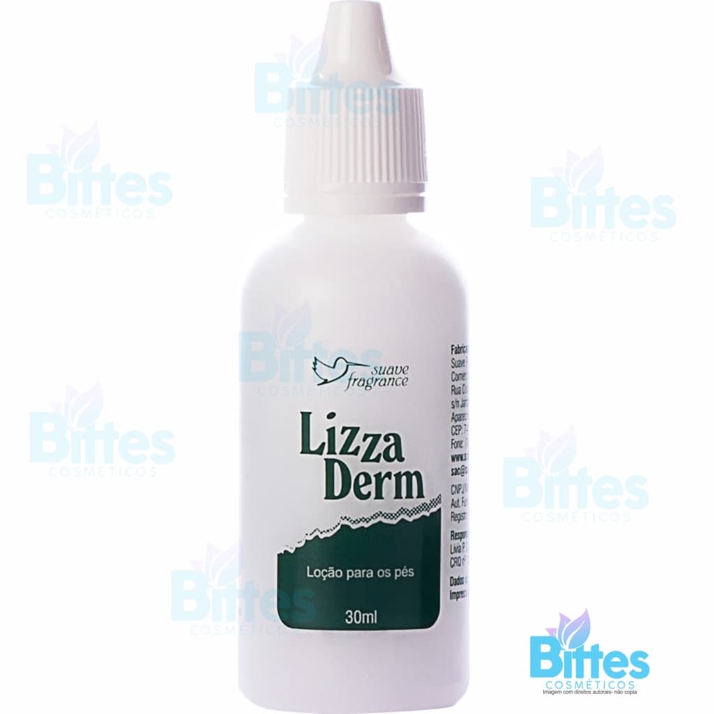 Loção Hidratante Para Os Pés Lizza Derm Suave Fragrance Cosméticos