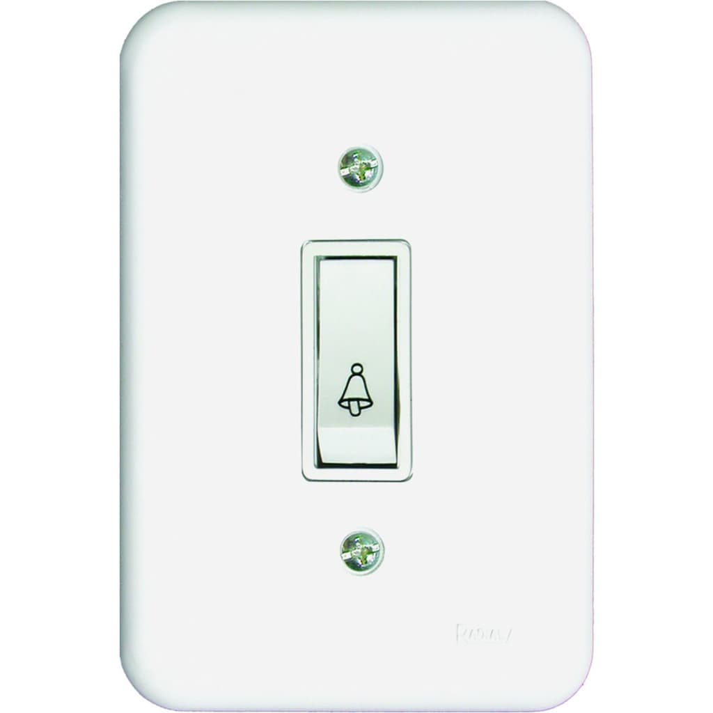 Interruptor 1 Tecla Campainha Linha Pollar Radial 1901.001