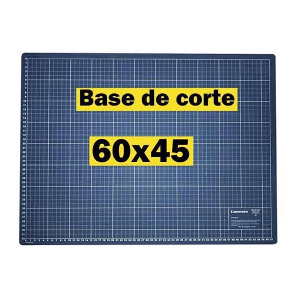 Base de corte com cores variadas 60x45 costura criativa, patchwork e artesanato dupla face