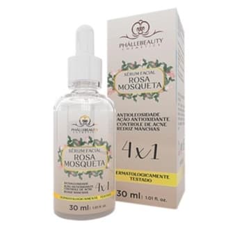Sérum Facial 4 em 1 Rosa Mosqueta 30ml PhálleBeauty