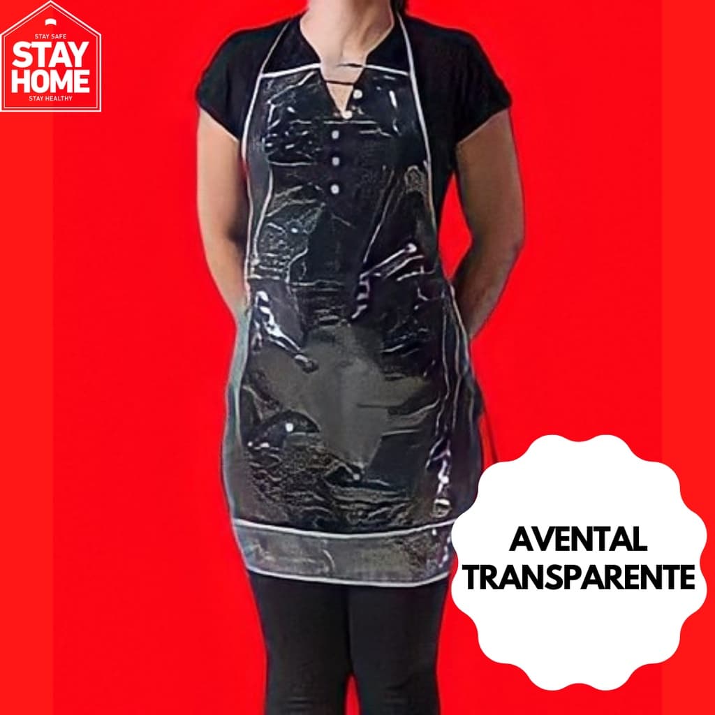 Avental Plástico Transparente