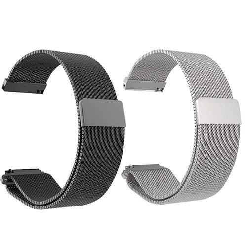 Pulseira Milanese 20mm Compatível com Relógio Smartwatch P70 / P80  / T80  / Amazfit Bip / P8 colmi