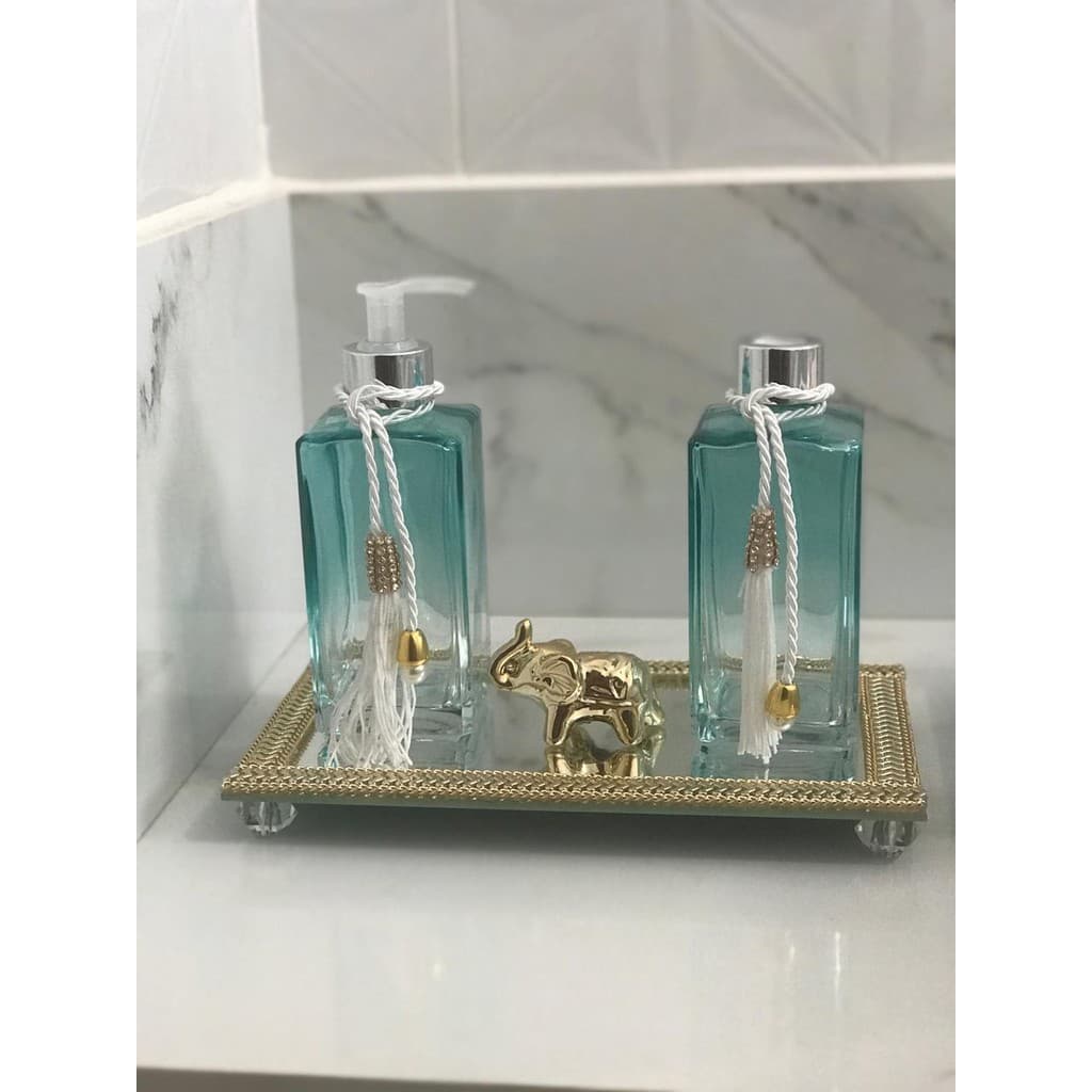 Kit Lavabo Luxo Acqua-/ Sala- Aromatizador-Saboneteira ou Álcool em Gel