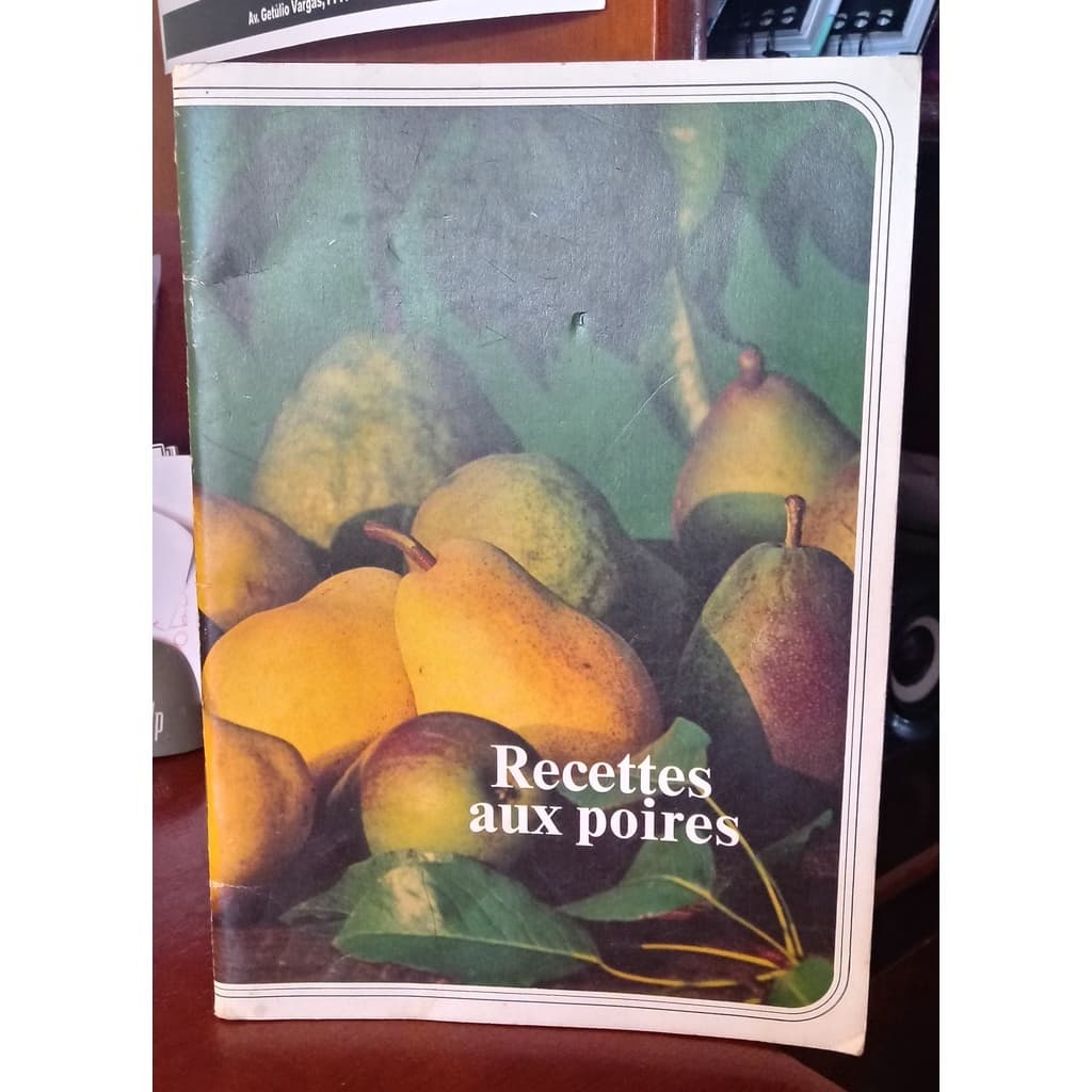 Livro Recettes Aux Poires; Marianne Kaltenbach