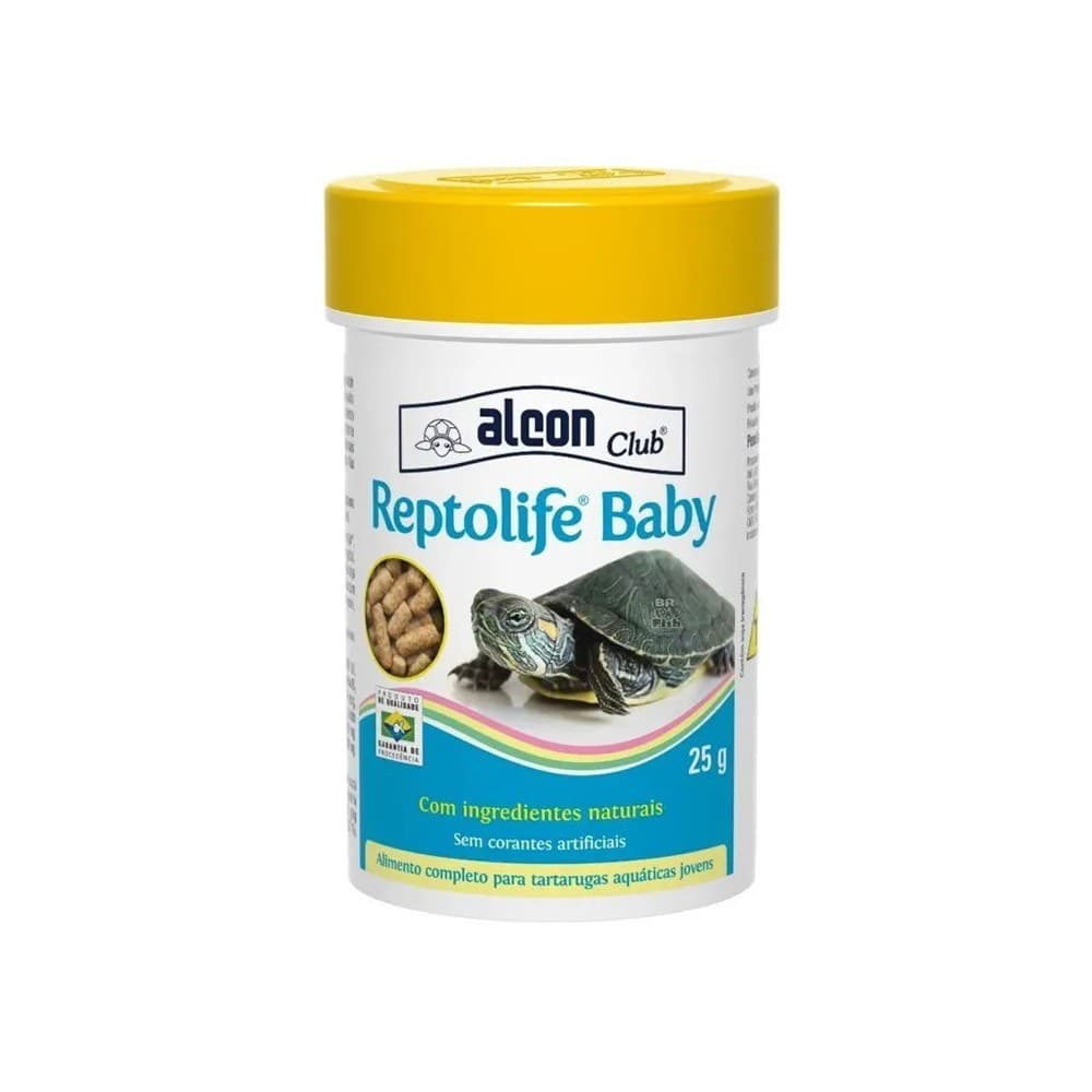 Ração Extrusada Para Tartarugas Jovens Reptolife Baby  Alcon 25g
