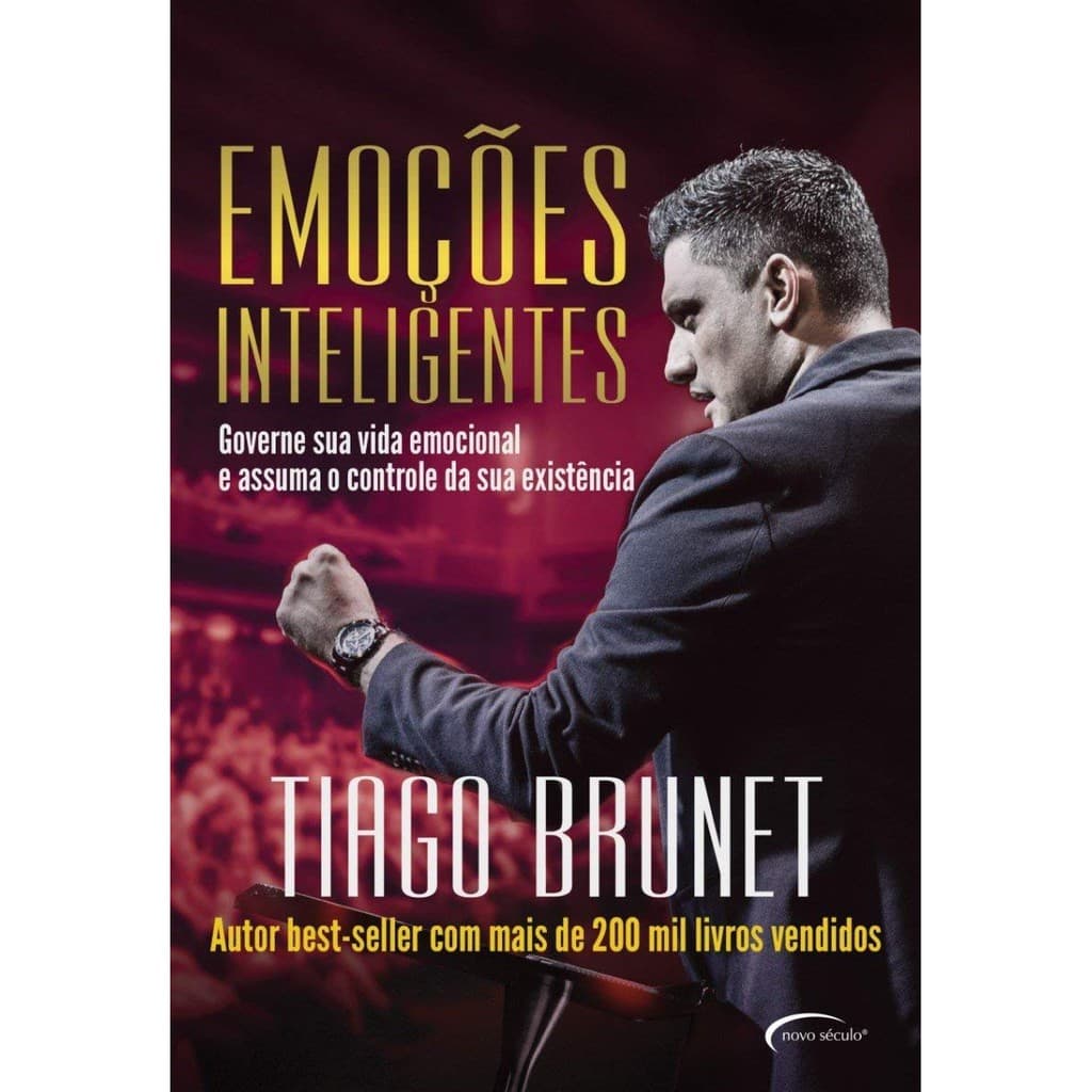 Emoções Inteligentes -  Tiago Brunet Livro Novo e Lacrado
