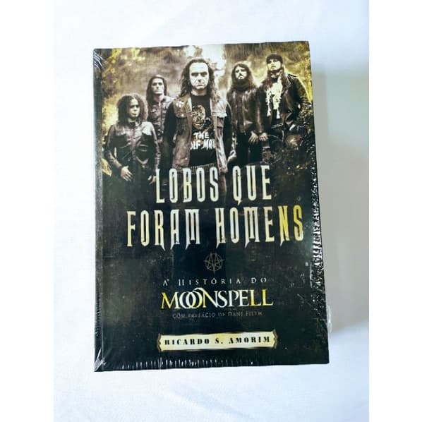 Moonspell Livro - A história Lobos que foram homens Heavy Metal