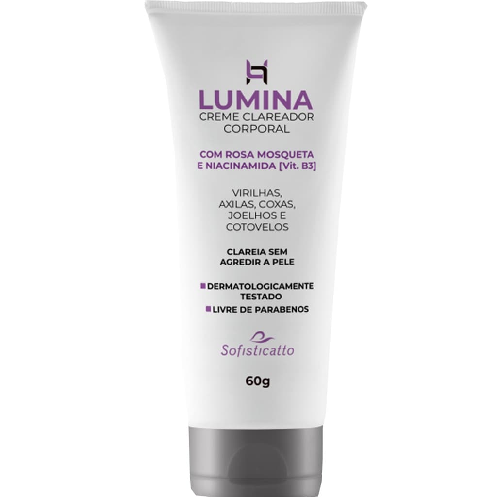 Creme Clareador Lumina para virilhas e axilas Sofisticatto